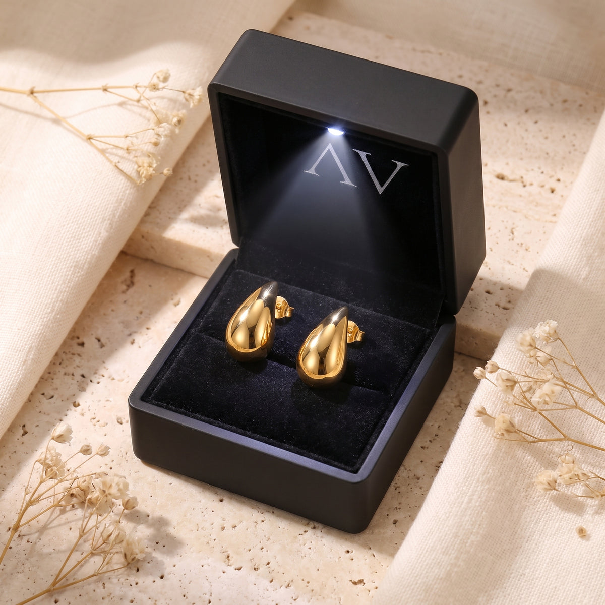 YLQ49232-earrings - Premium LED Gift Box Presentation