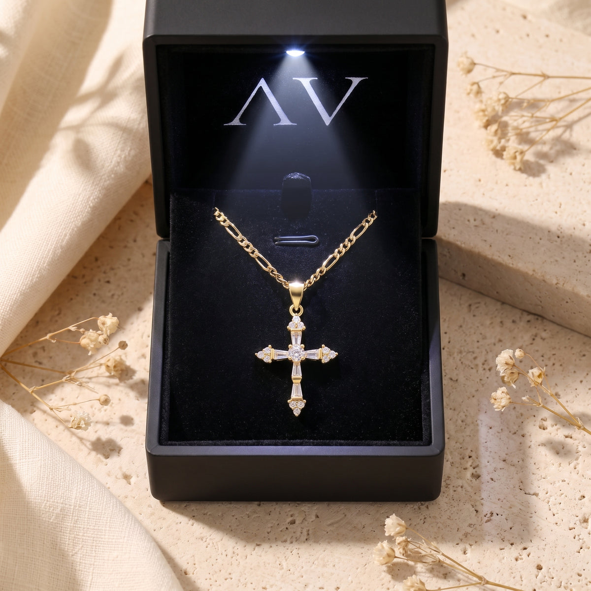 YLQ49284-NECKLACE - Premium LED Gift Box Presentation