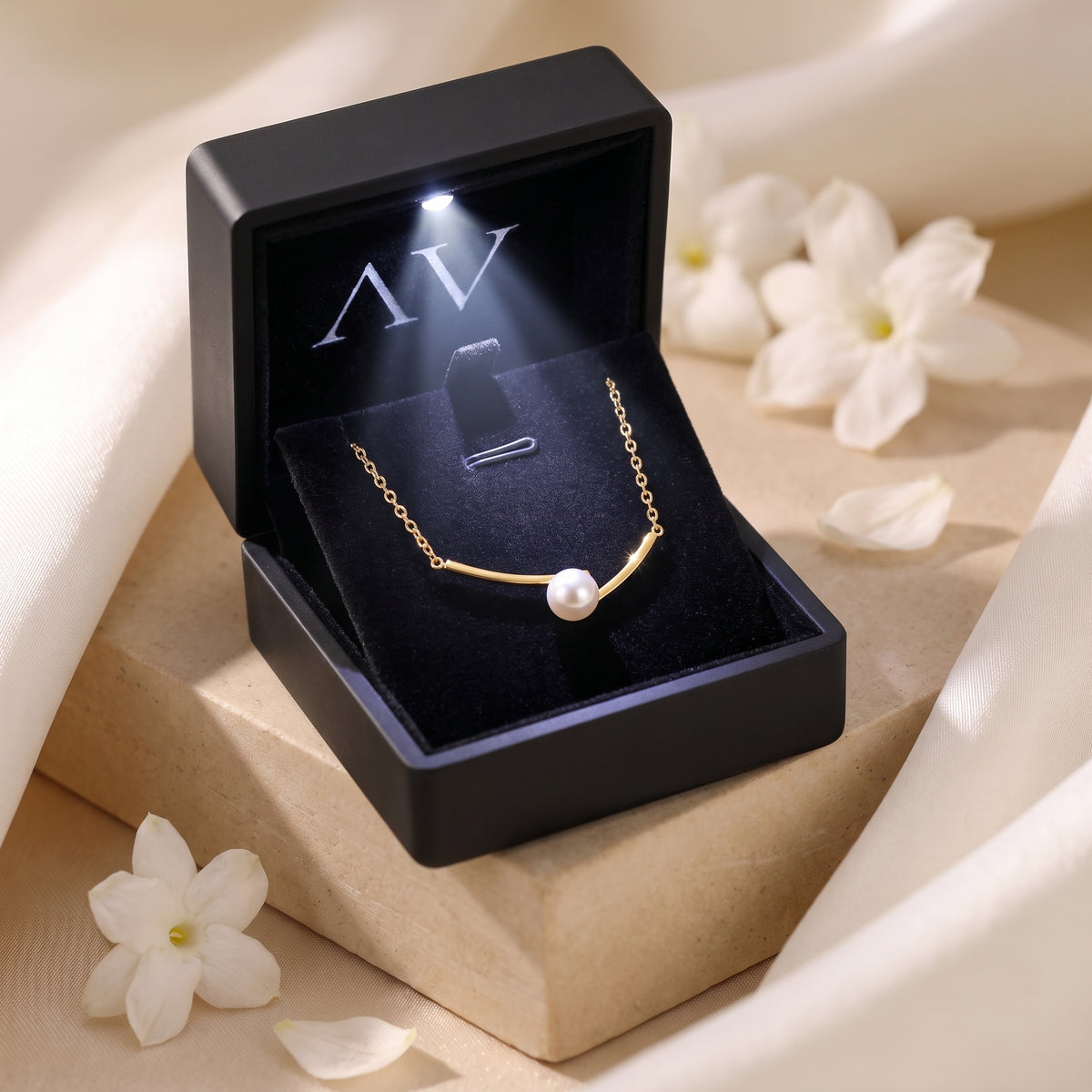 YLQ49384-NECKLACE - Premium LED Gift Box Presentation