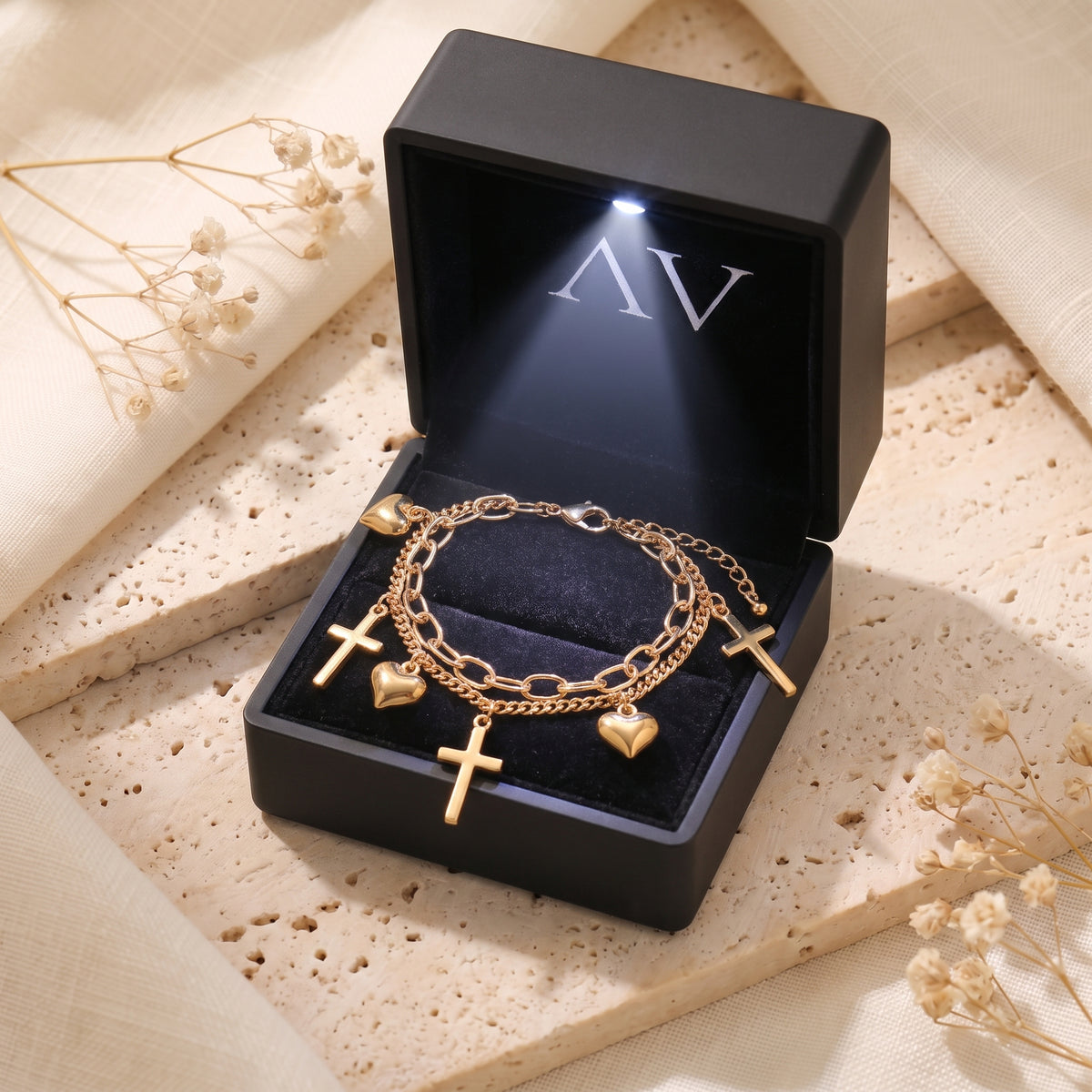 YLQ49454-bracelet - Premium LED Gift Box Presentation