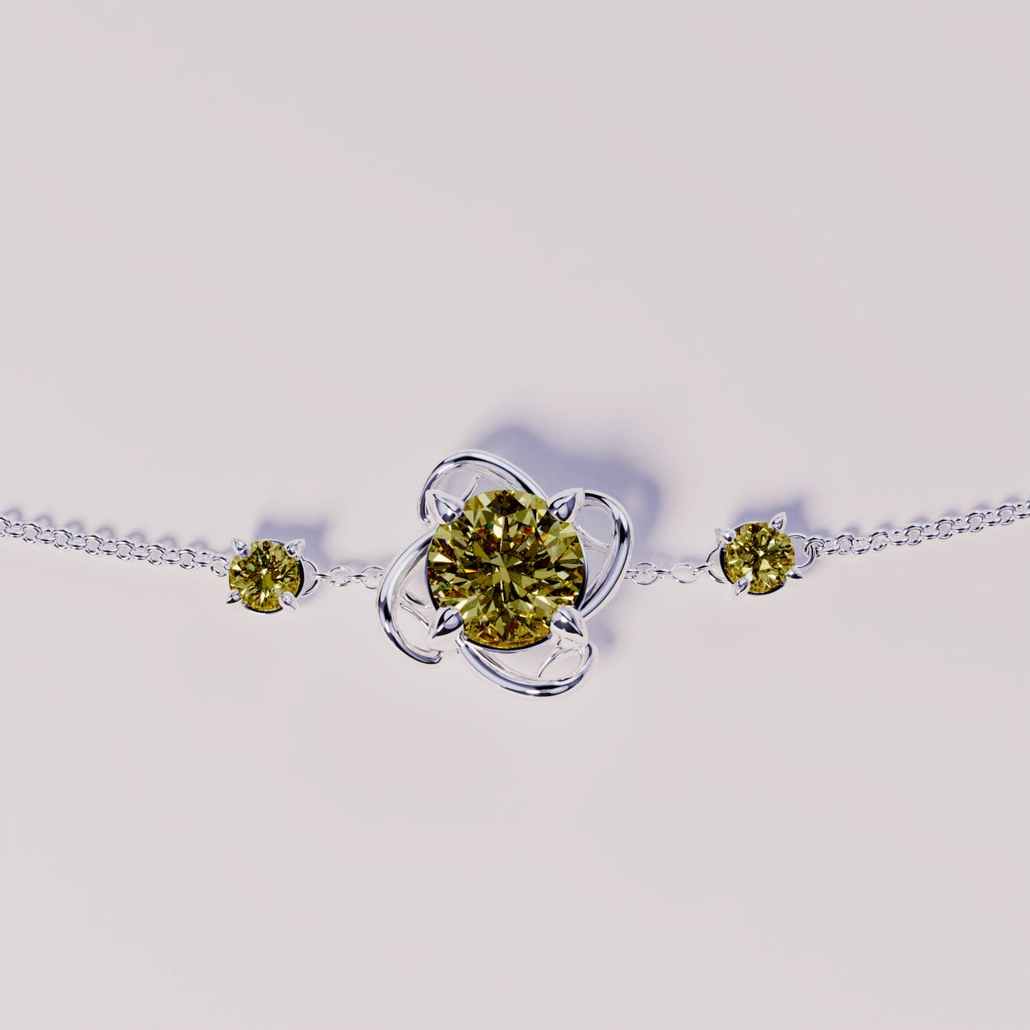 Bracelet Pierre de Naissance Topaze Novembre - Argent Sterling S925