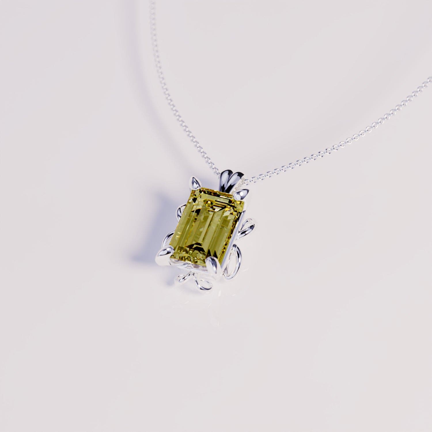 Collier Topaze de Novembre - Argent Sterling S925