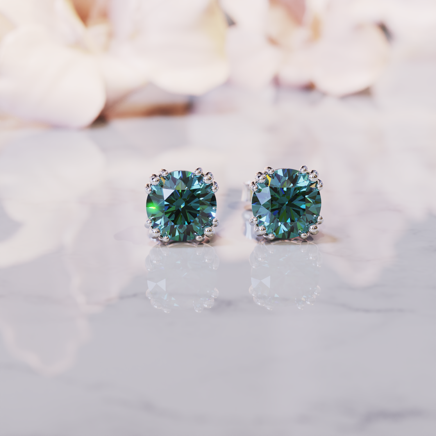 À Ma Magnifique Épouse | Boucles d'Oreilles Alexandrite 2CT | Cadeau Pour Elle