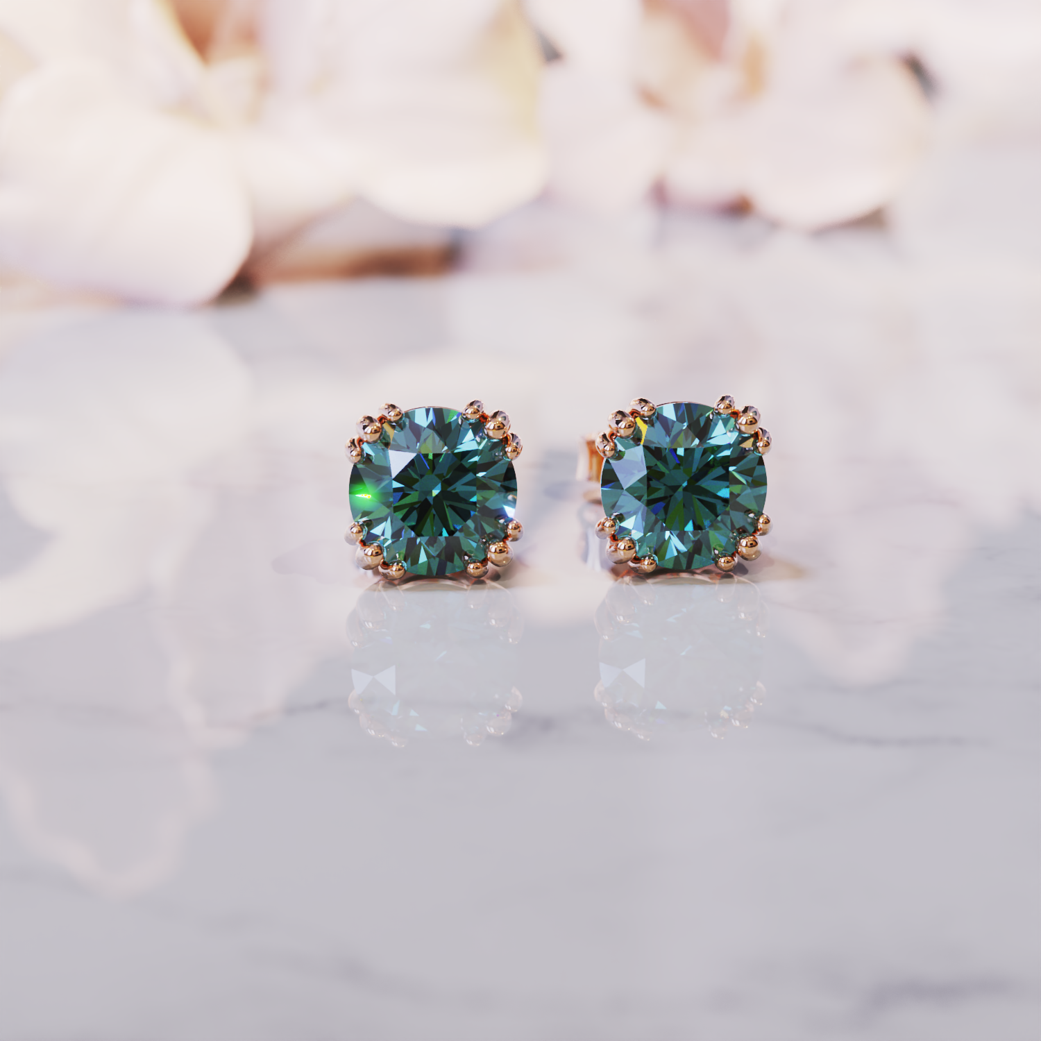 À Ma Magnifique Épouse | Boucles d'Oreilles Alexandrite 2CT | Cadeau Pour Elle