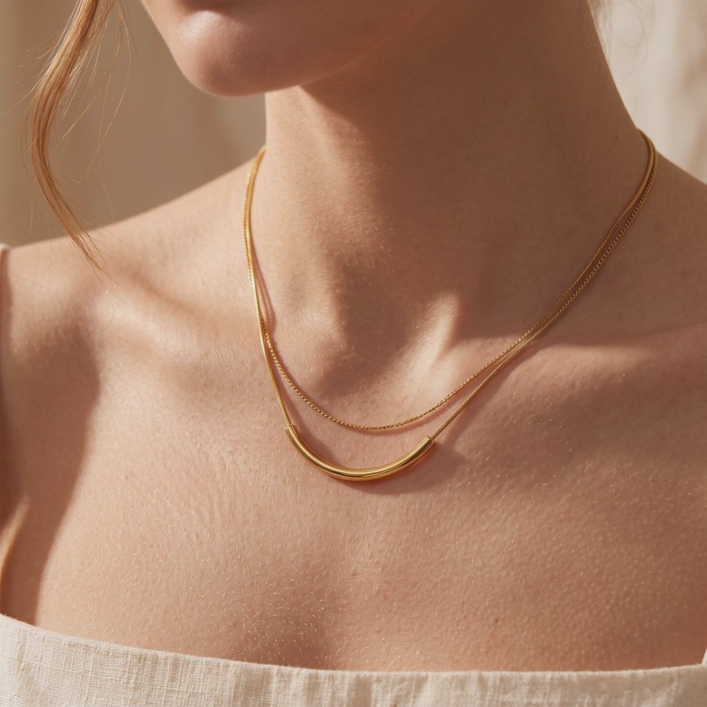 YLQ49069-NECKLACE lifestyle video