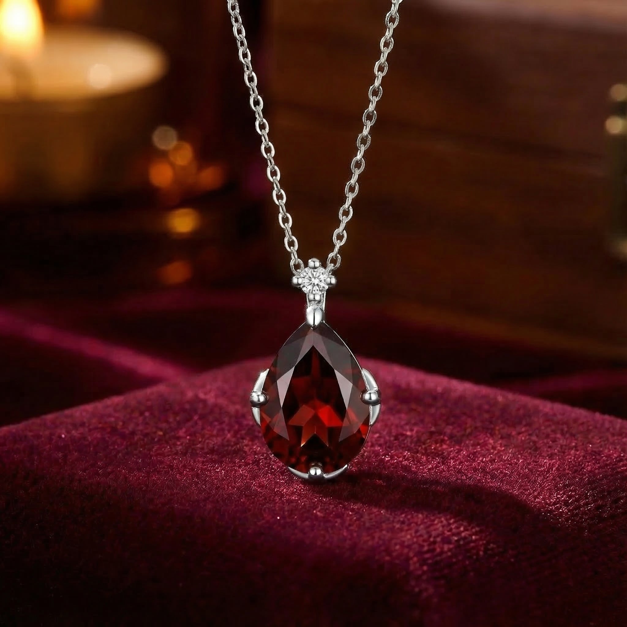 the-adalene-teardrop-18k-gold-vermeil in silver finish