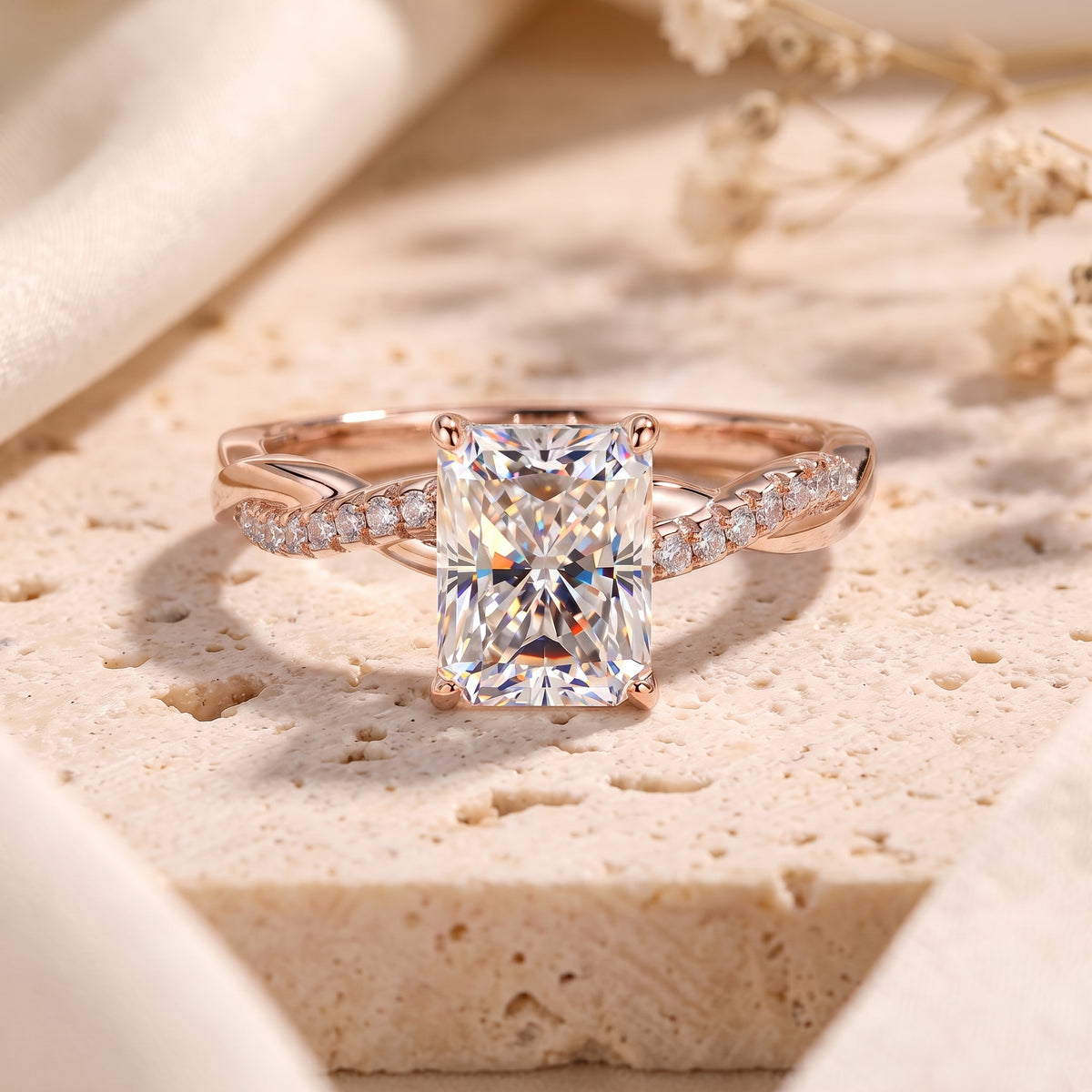the-alissandra-ring in rose gold finish