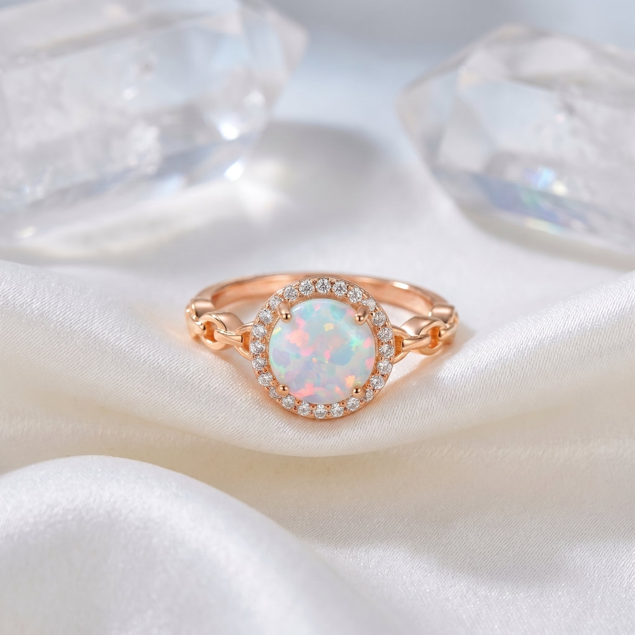 the-aureoline-ring in rose gold finish