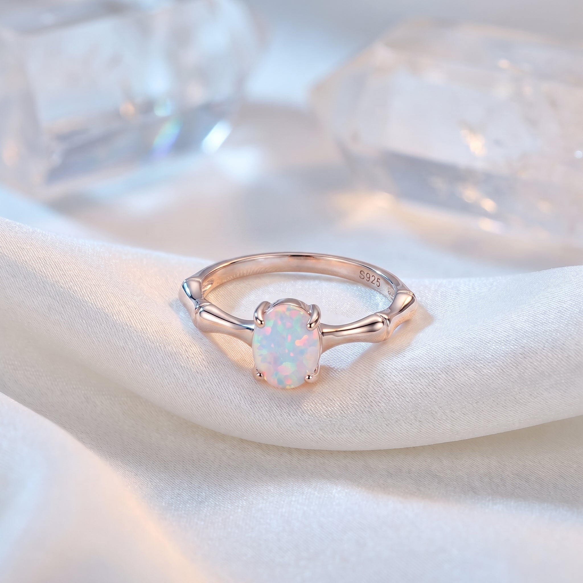 the-guinevere-ring in rose gold finish