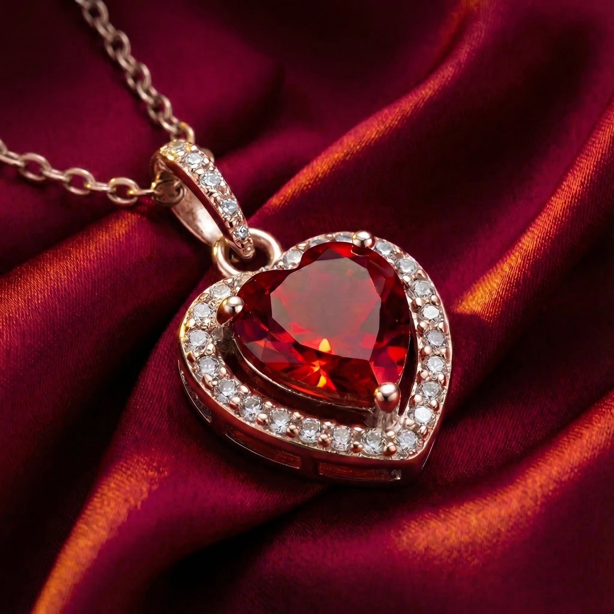 the-sidraea-heart-s925-sterling-silver in rose gold finish