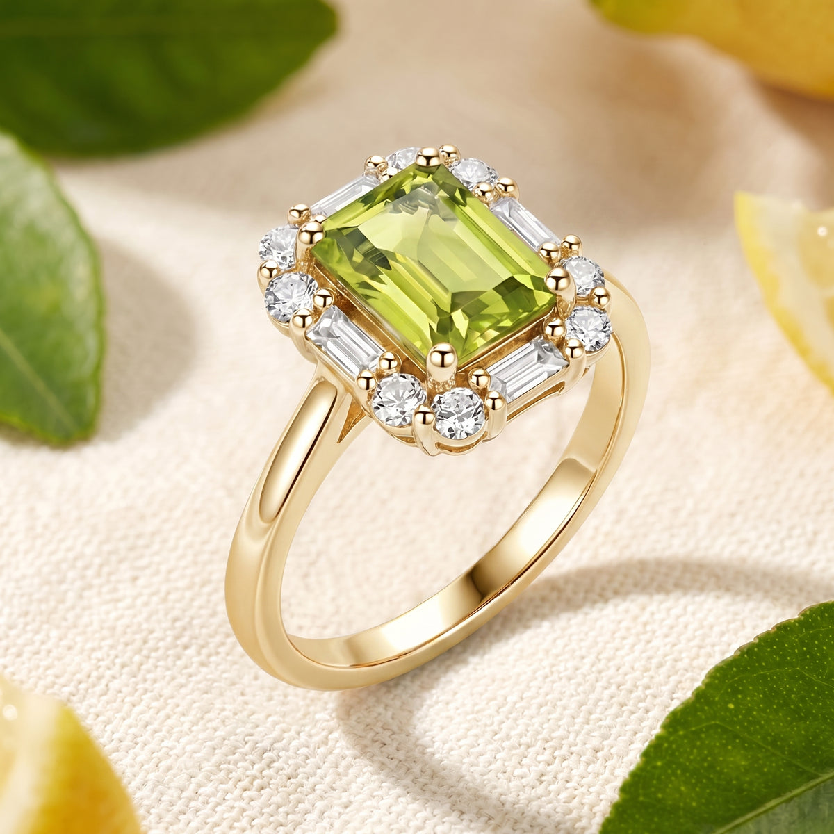 the-sidraea-octagon-ring-s925-sterling-silver in gold finish