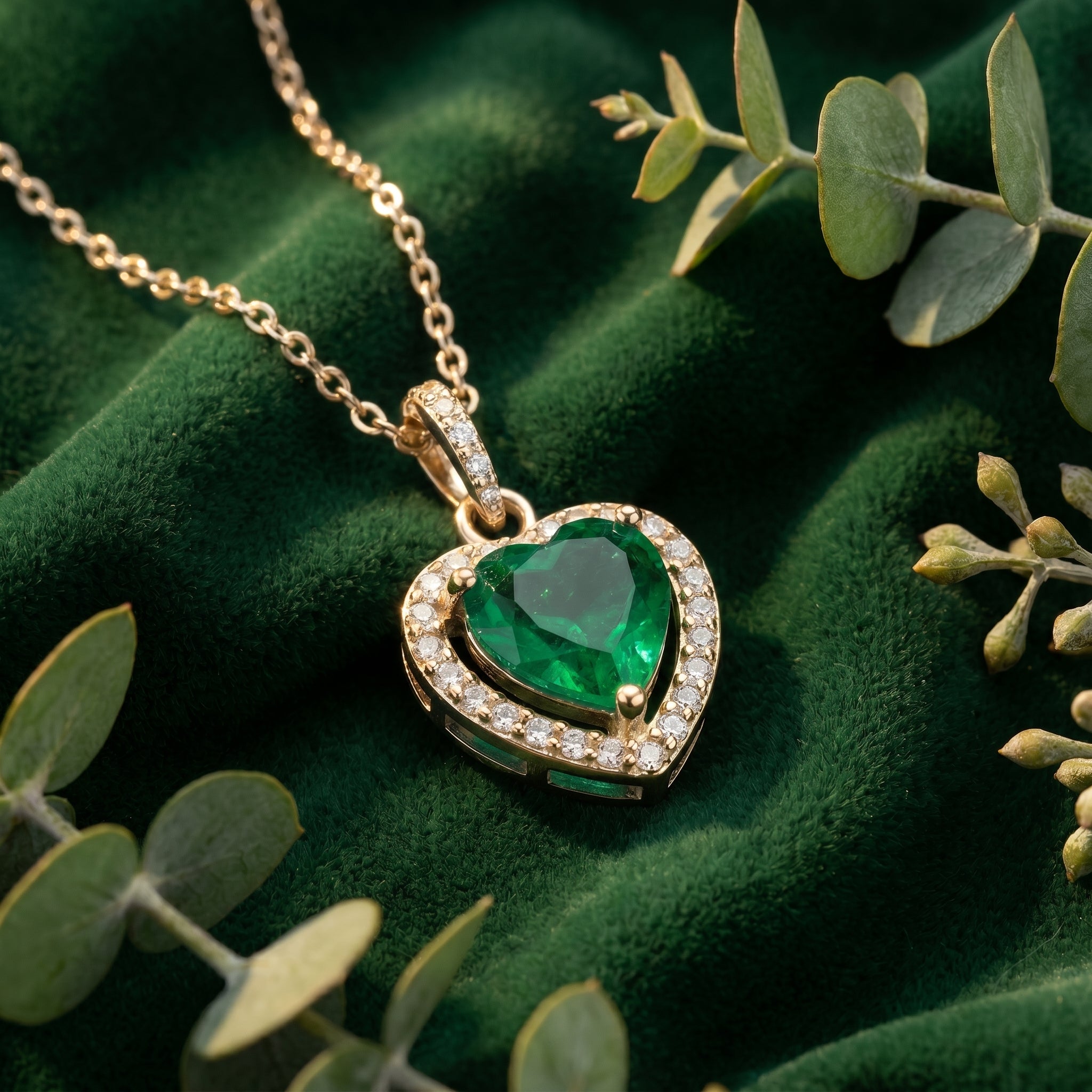 the-verdant-heart-s925-sterling-silver in gold finish