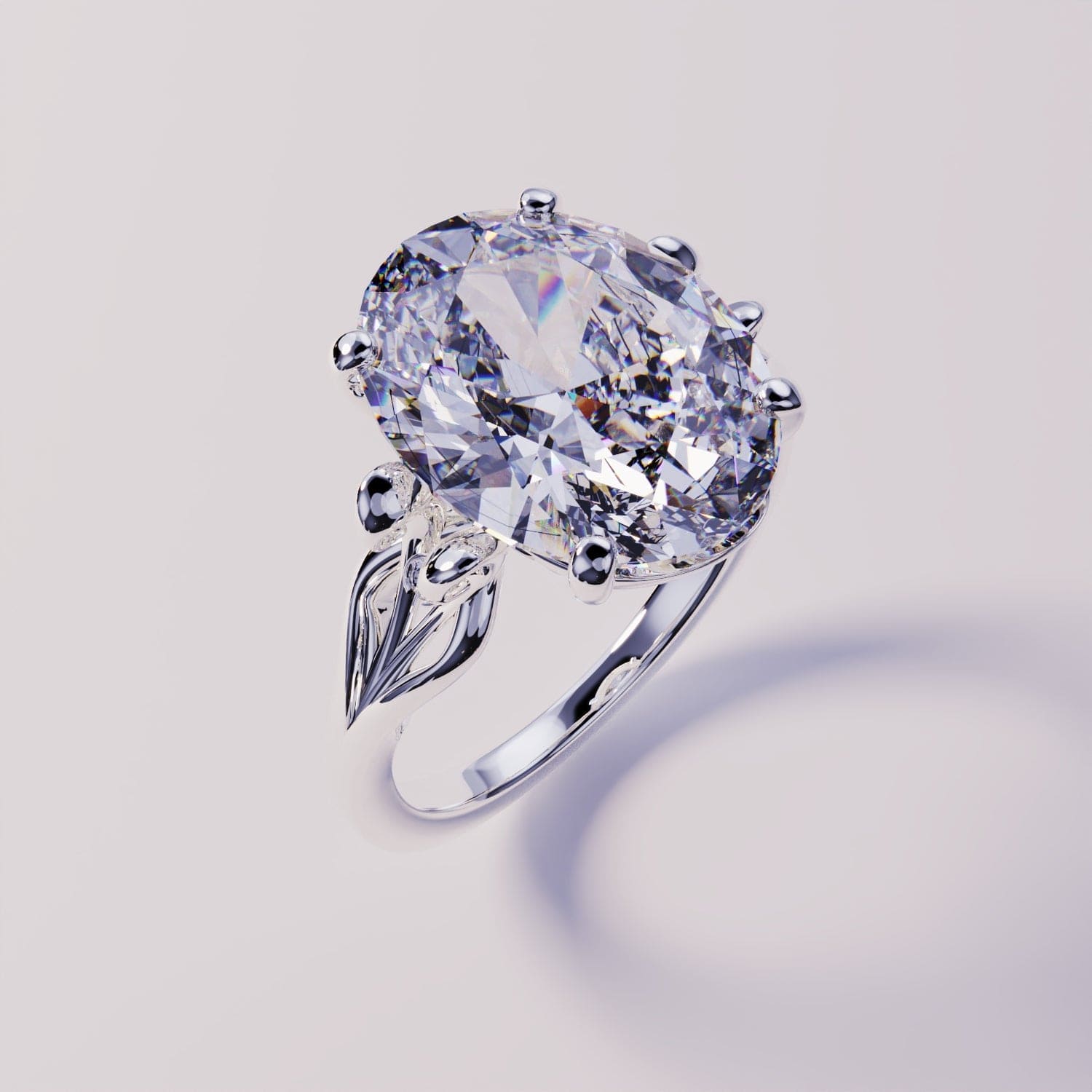 Bague personnalisée avec pierre de naissance 2CT - Argent Sterling S925 (Test des options)