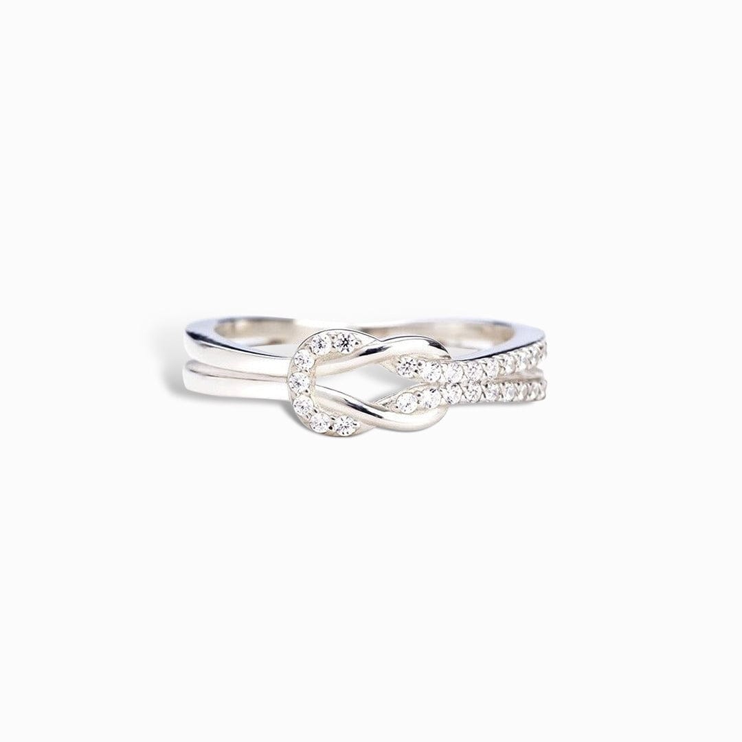 À mon amour | Nœud d'amour infini | Bague de promesse S925