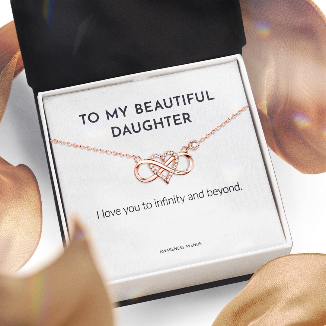 À Ma Fille | Collier Je T'aime à L'infini