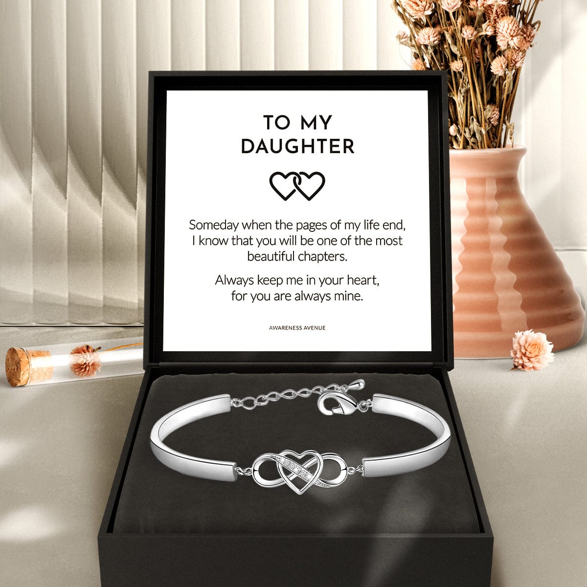 To My Daughter | Always Keep Me In Your Heart Bracelet