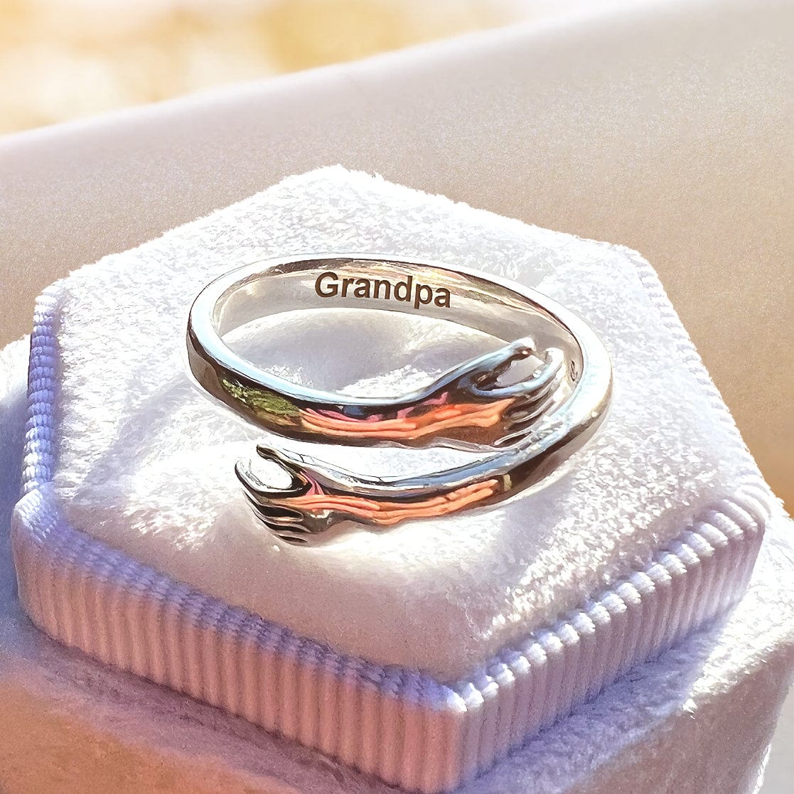 Le Câlin Céleste | Bague Personnalisée S925