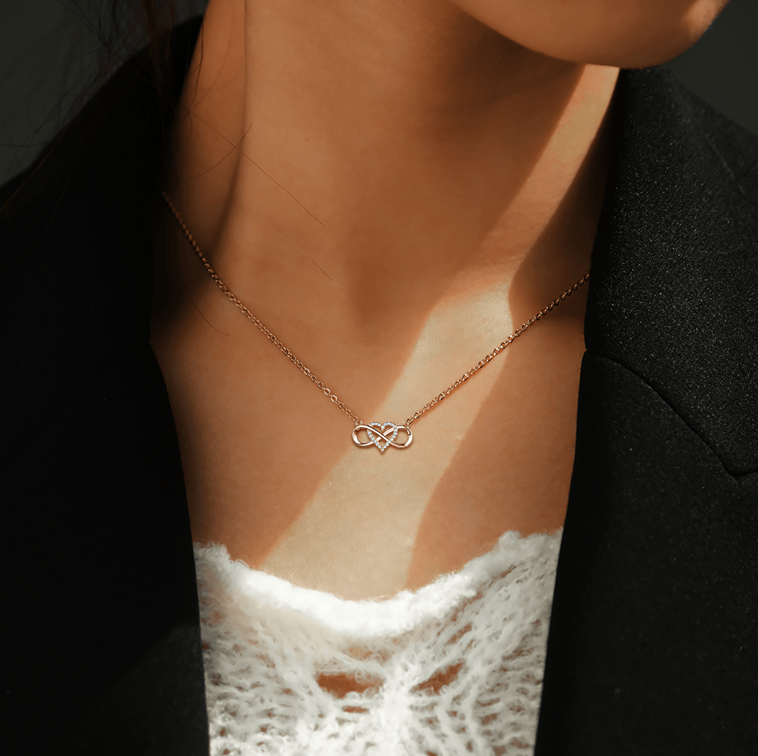 À Ma Petite-Fille | Je T'aime à l'Infini | Collier 925S